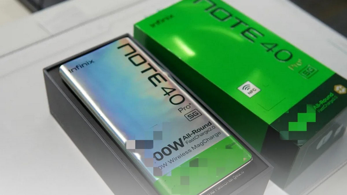جعبه Infinix Note 40 Pro+ 5G با تایید این شرکت در تاریخ 18 مارس عرضه شد